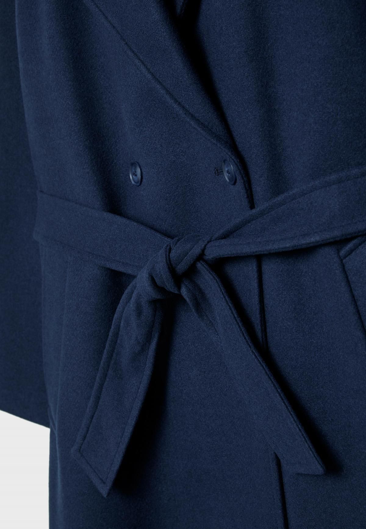 스트라디바리우스 소프트 더블 트렌치코트 네이비 5818/183 DARK BLUE - 상세 이미지 3
