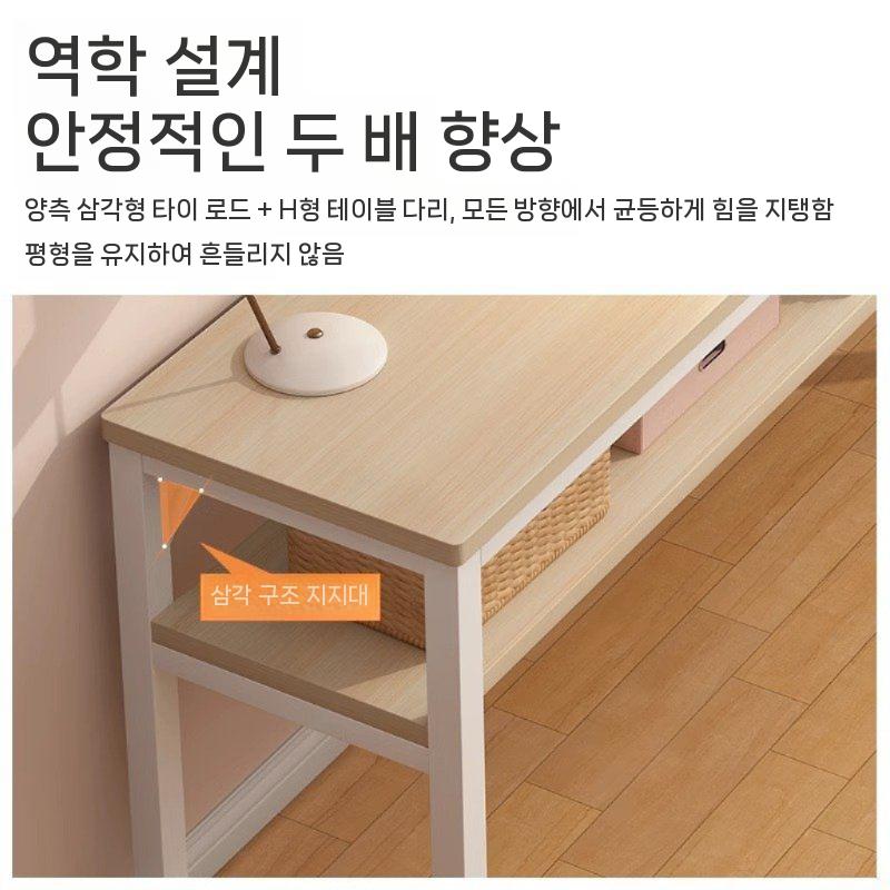 좁고 긴 테이블 창가 베란다 책상 좁은 폭좁은 틈새 인테리어사이드 복도 탁자 카페 - 상세 이미지 4