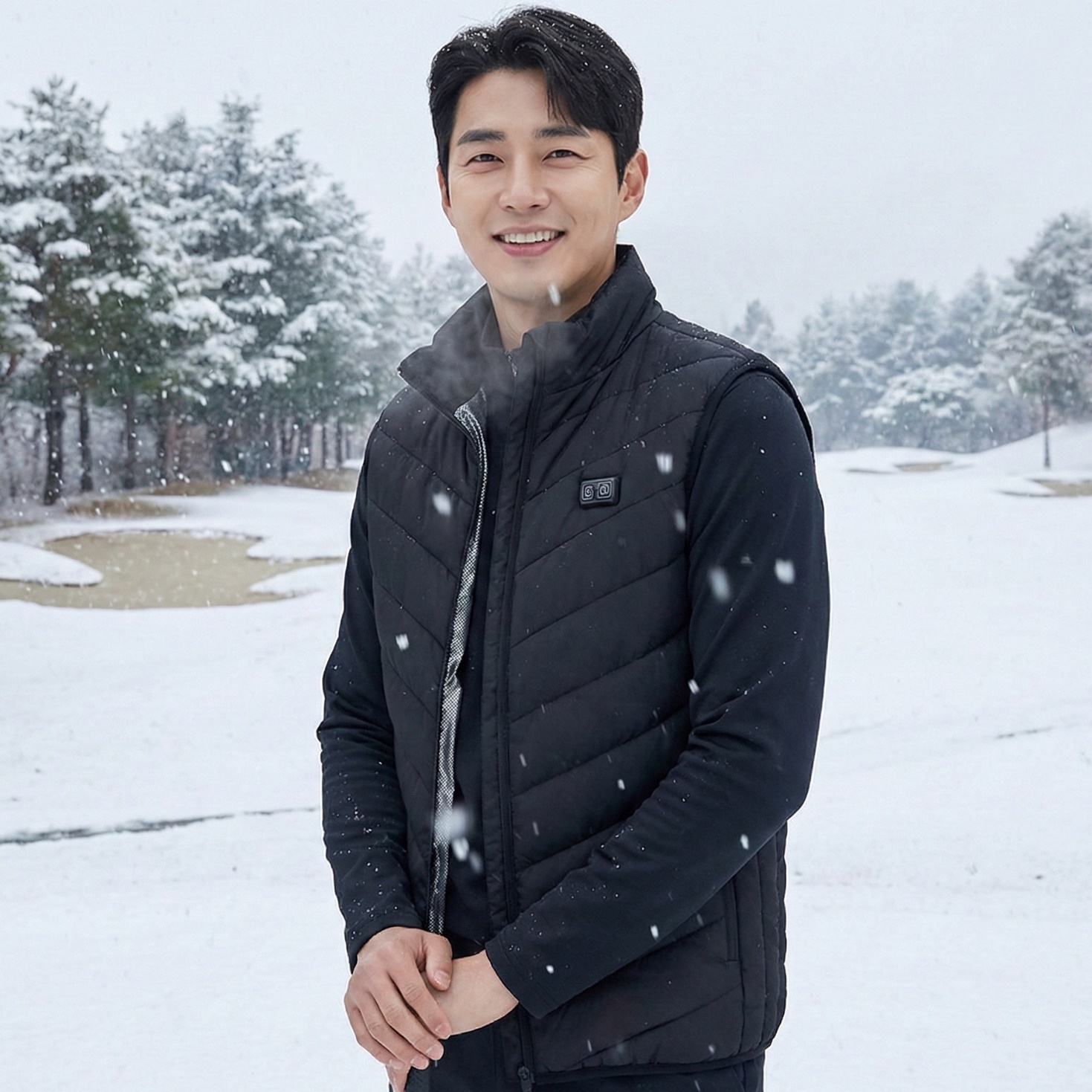 보조 배터리 발열 조끼 등산용 골프용 등산 골프 열선 조끼 - 상품 이미지