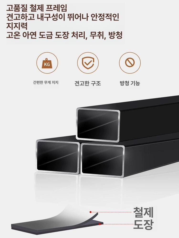 이동식 컴퓨터 책상 1인용 원룸 노트북 간이 테이블 공부 책상 - 상세 이미지 4