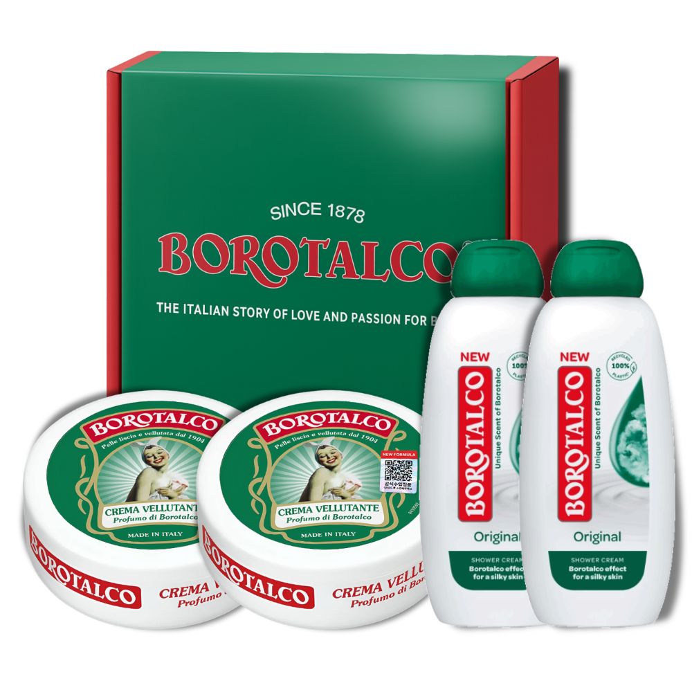 보로탈코 바디크림 150ml 2통+샤워크림 250ml 2통 크리스마스 연말 선물세트 - 상품 이미지
