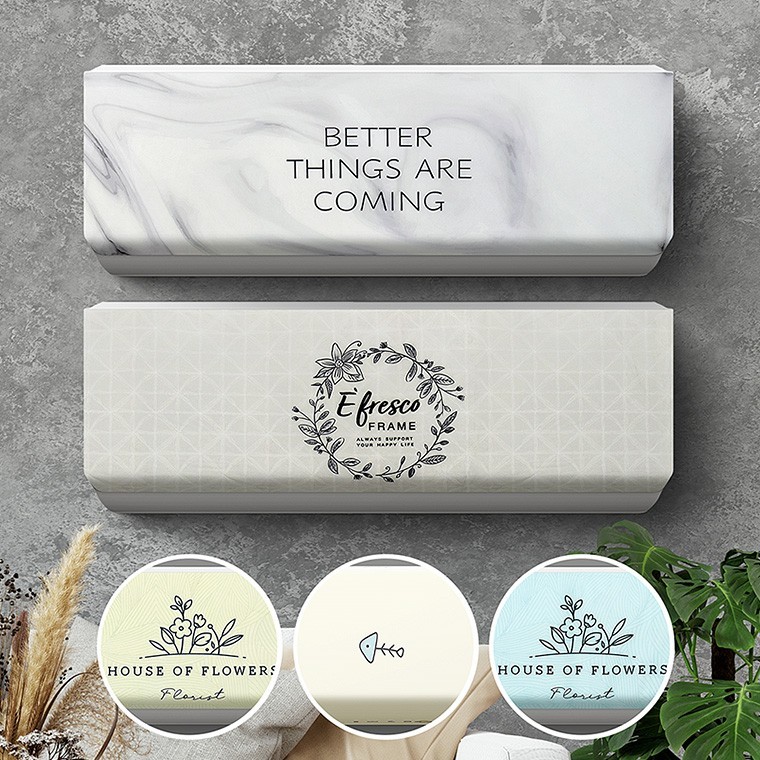 먼지차단 미니 무풍에어컨커버 벽걸이소형 에어컨가리개 보관덮개