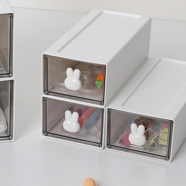 플라스틱 소품 정리함 낮은 서랍 정리함 다용도 수납함 미니