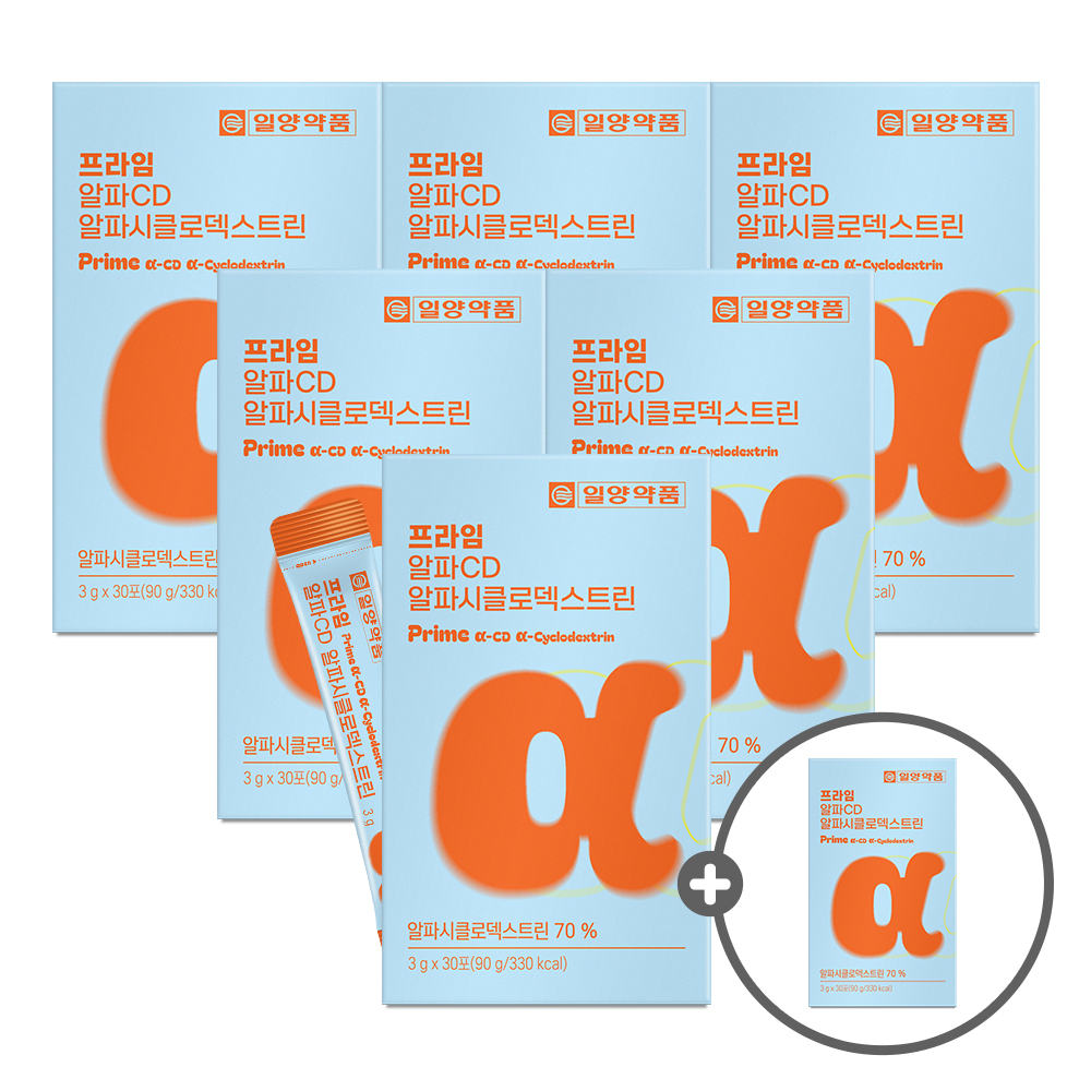 [6+1]일양약품 프라임 알파CD 알파시클로덱스트린 6박스+본품1박스 제품 이미지