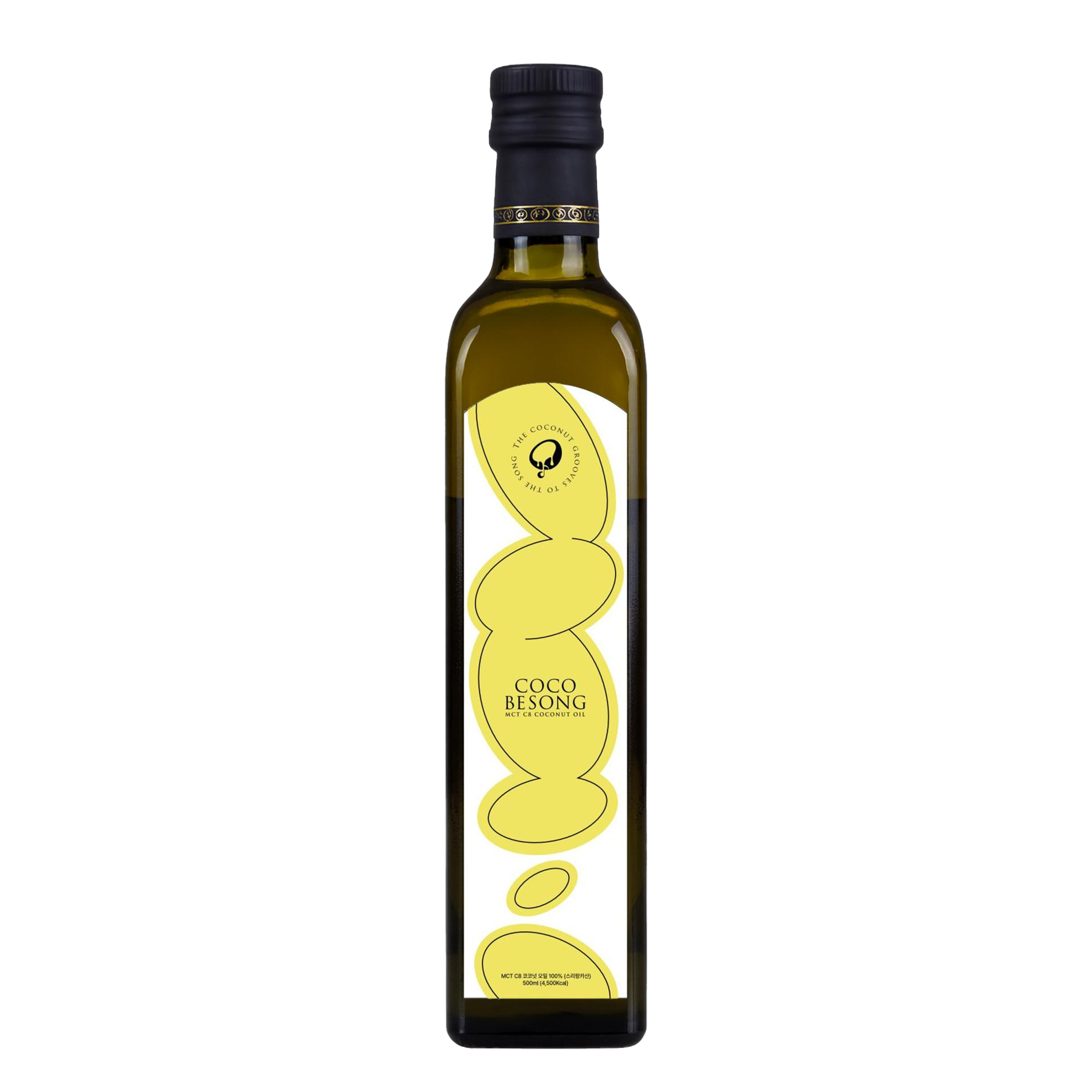 코코비쏭 100% MCT 코코넛오일 C8 500ml, 1개 - 상품 이미지
