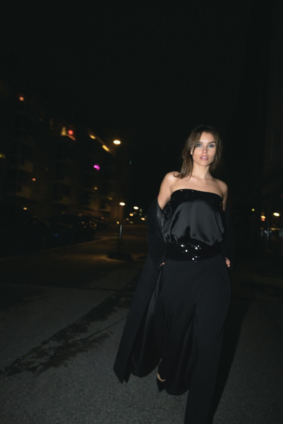 자라 하이라이즈 플리츠 벌룬 팬츠 3067/407 BLACK - 상세 이미지 2