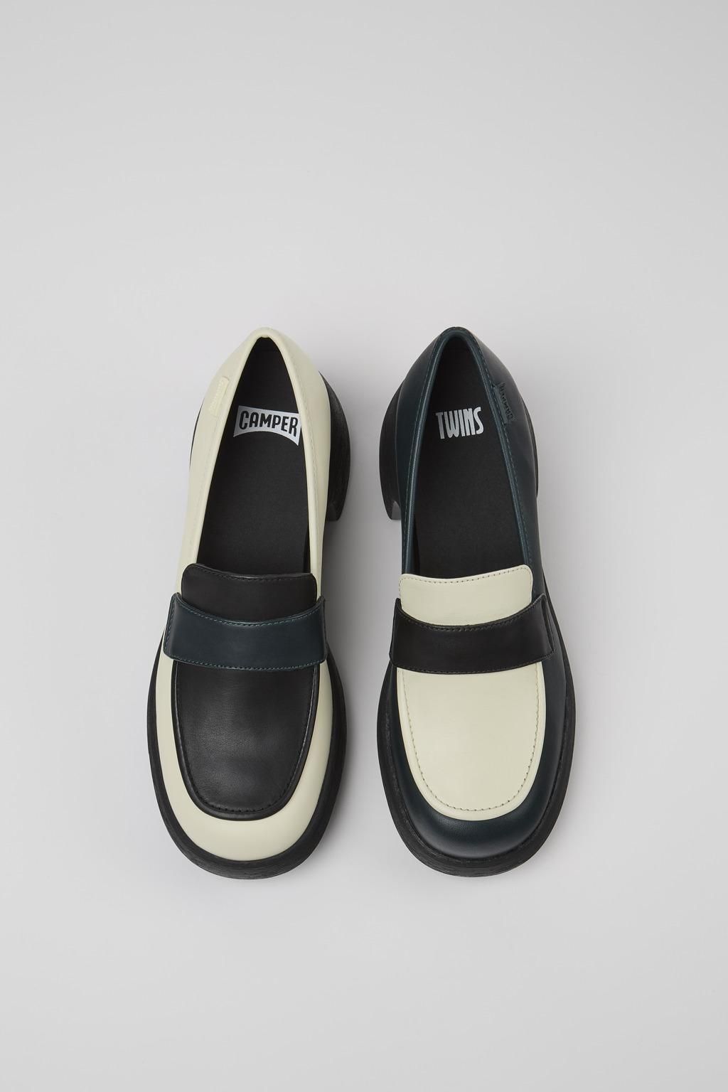 캠퍼 멀티컬러 가죽 힐 로퍼 Twins K201292-023 MULTICOLOR - 상세 이미지 4