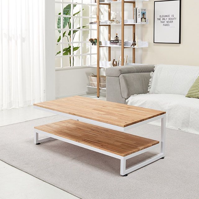 가구의서 CZ350 높은 쇼파테이블 참죽 900x450x420mm