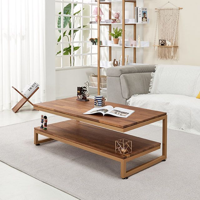 가구의서 CZ352 높은 쇼파테이블 멀바우 900x450x420mm