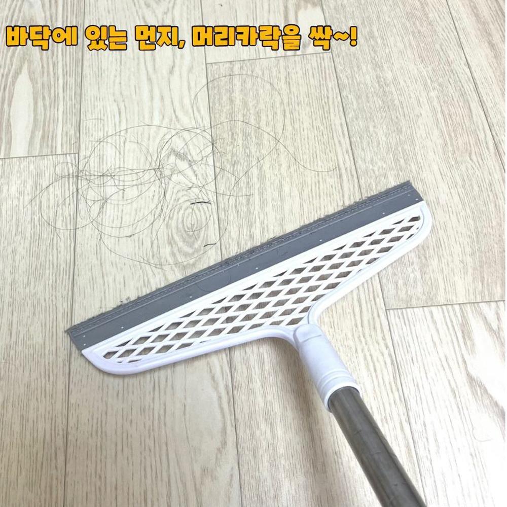 만능 물기제거 실리콘 빗자루 쉬운세척 플라스틱 빗자루 미용실 고무 빗자루 이미지 6