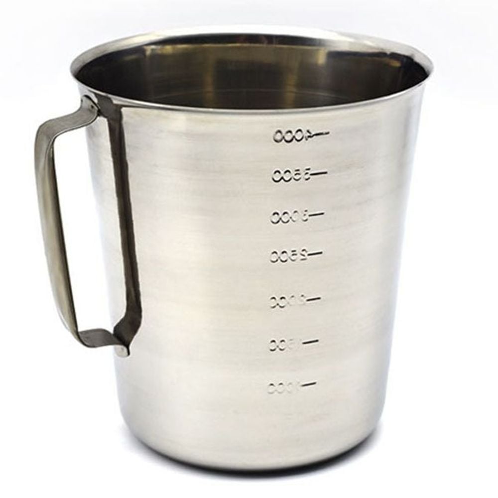 국산 스텐 계량컵 제빵 계량컵 비커 용량컵 4000cc - 상품 이미지
