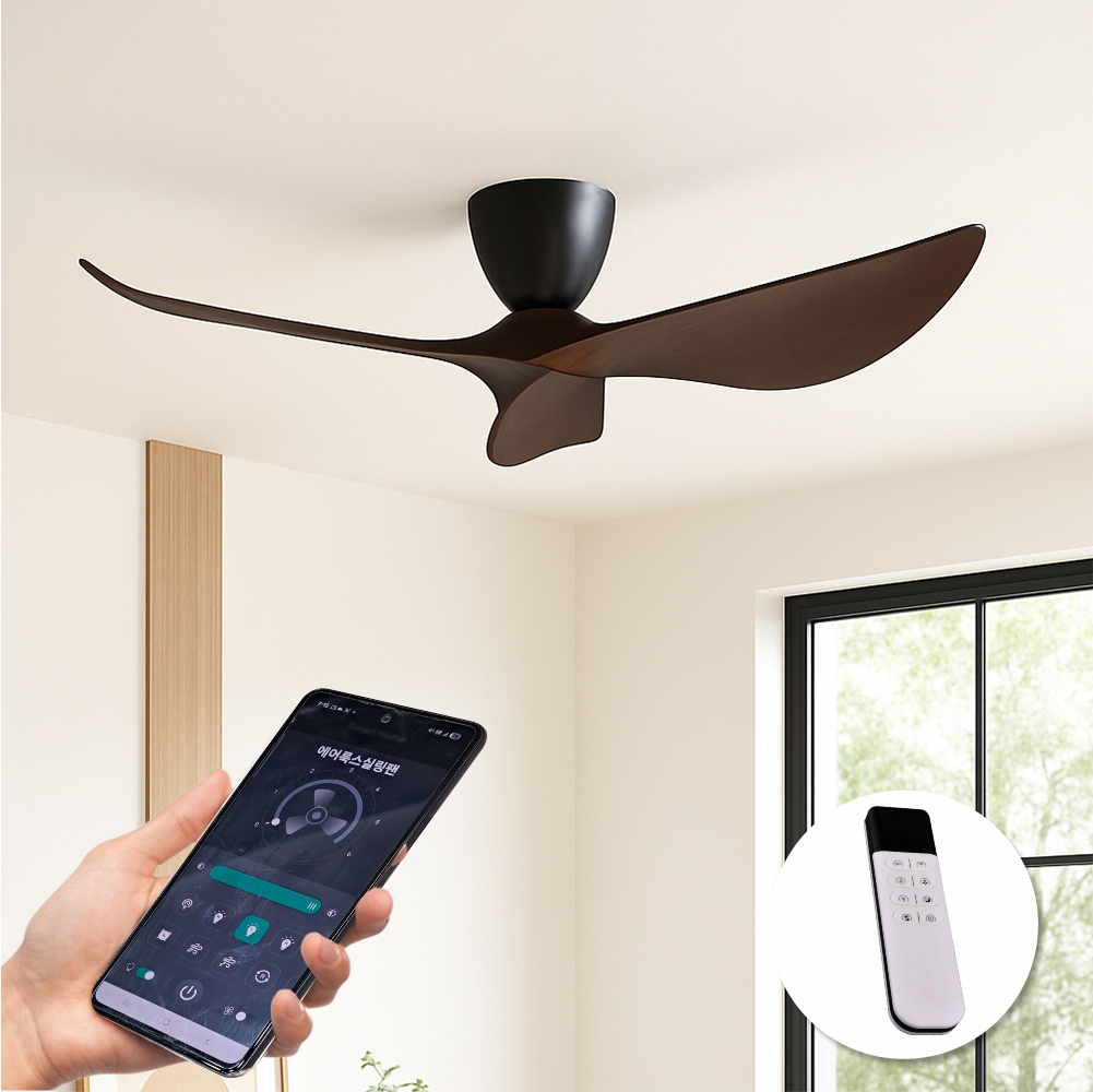 에어룩스 울트라 실링팬 스마트 IOT 136Cm(54인치) 스노우화이트 안방 거실 씰링팬 이미지 6