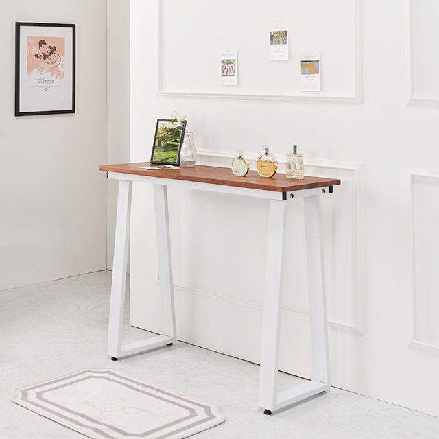 가구의서 CZ3120 멀바우 원목 테이블 900x350x760mm - 상품 이미지