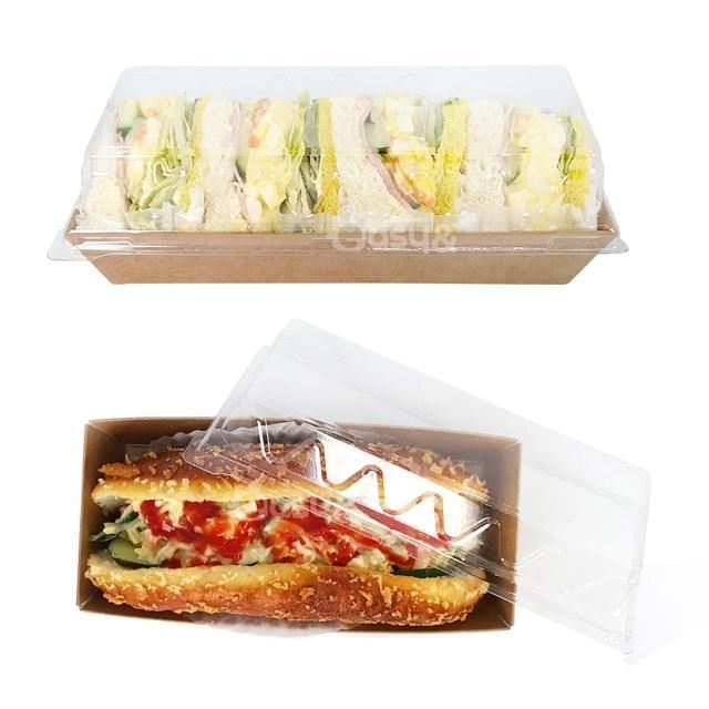 직사각 런치박스 5P 일회용 음식포장 W - 메인 이미지
