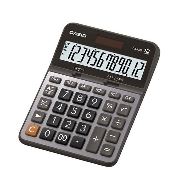 카시오 계산기 DX-120B 블랙 - 상품 이미지