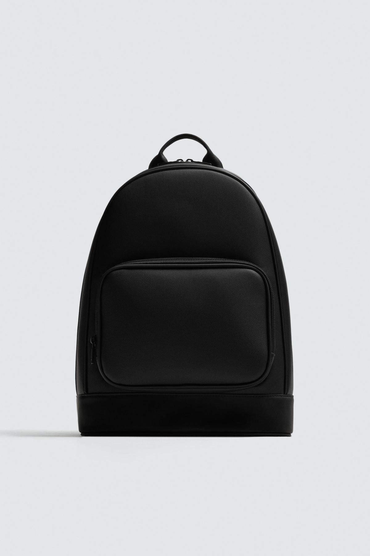 자라 테크니컬 엠보싱 베이직 백팩 3203/720 BLACK - 메인 이미지