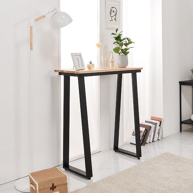 가구의서 CZ3140 원목 바 테이블 900x350x960mm - 상품 이미지