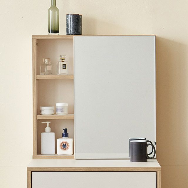 가구의서 C3696 화장대 수납 거울장 600x180x600mm - 상품 이미지