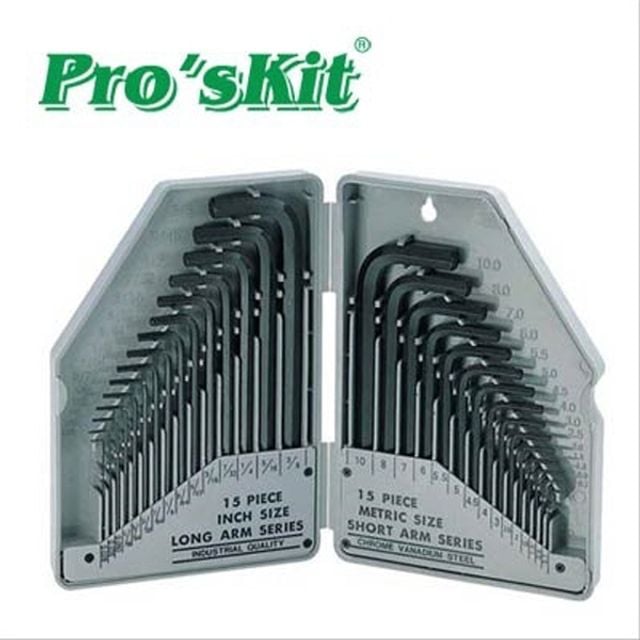 육각 렌치 세트 0.7-10mm 30pcs 고강도 L렌치 휴대용 - 상품 이미지