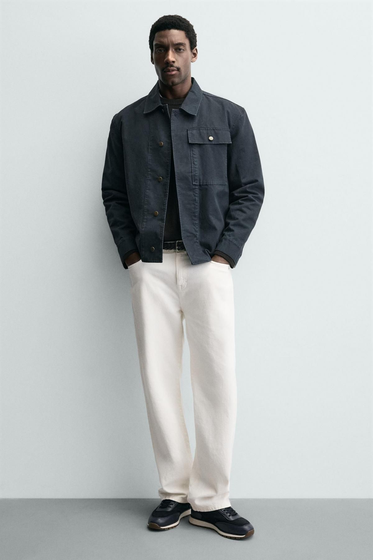 자라 멀티피스 스웨이드 스니커즈 2338/720 BLUE - 상세 이미지 2