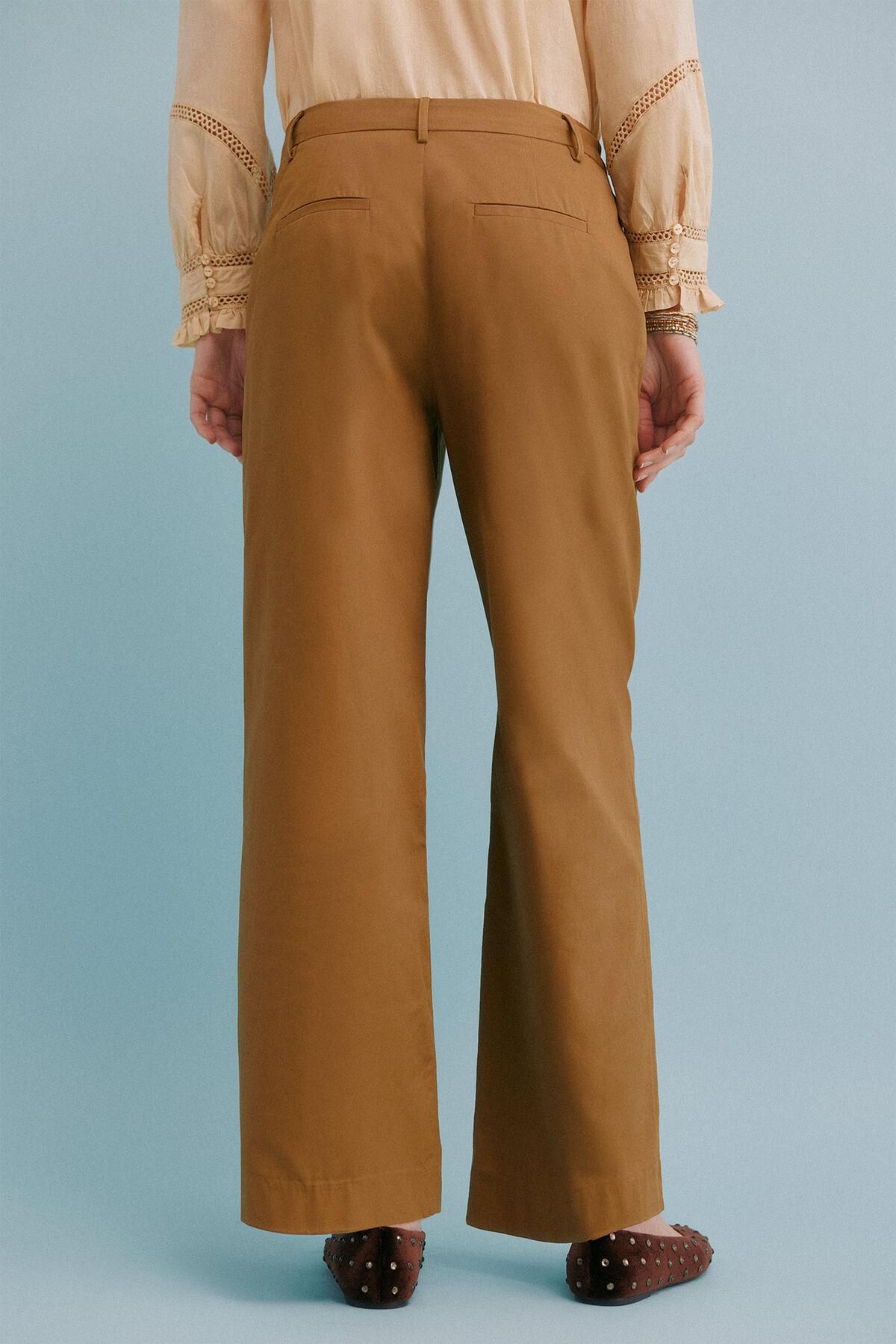 호스 인트로피아 프론트 플리츠 슬랙스 팬츠 6543036 AMARILLO - 상세 이미지 5