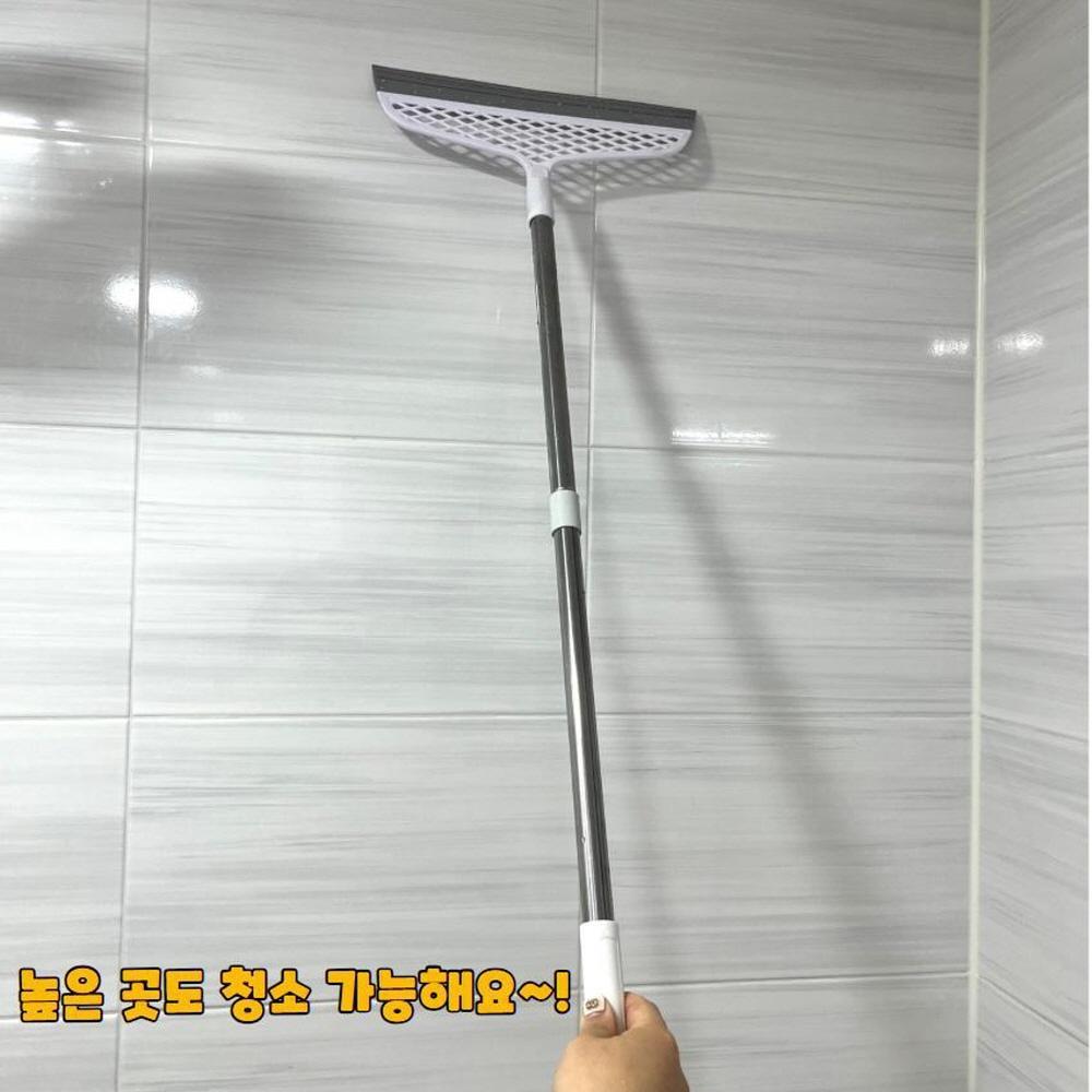 만능 물기제거 실리콘 빗자루 쉬운세척 플라스틱 빗자루 미용실 고무 빗자루 이미지 7