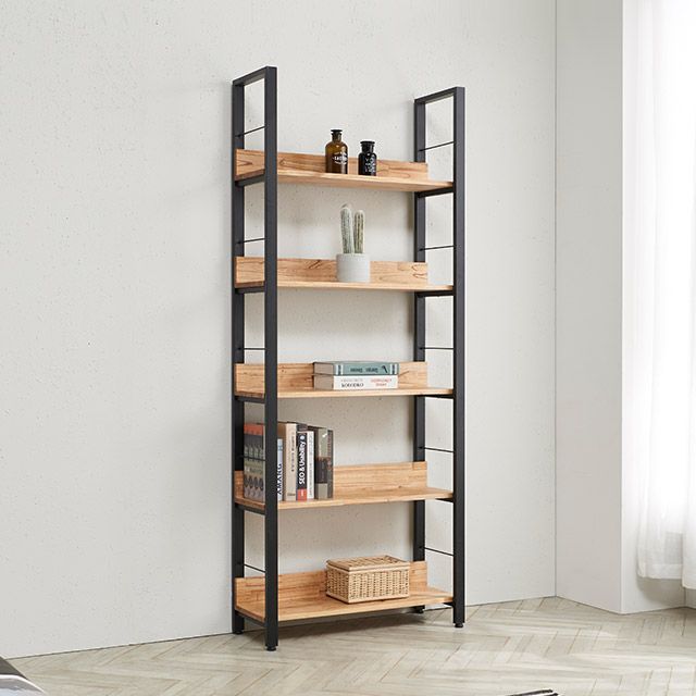 가구의서 HZ2826 참죽 원목 스틸장식장 800x300x2000mm