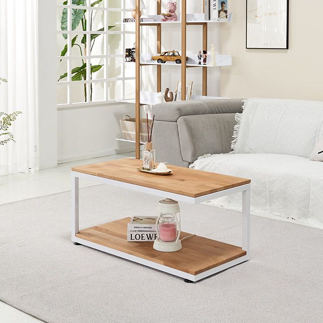 가구의서 CZ361 스틸 쇼파테이블 엘다 900x450x420mm - 메인 이미지