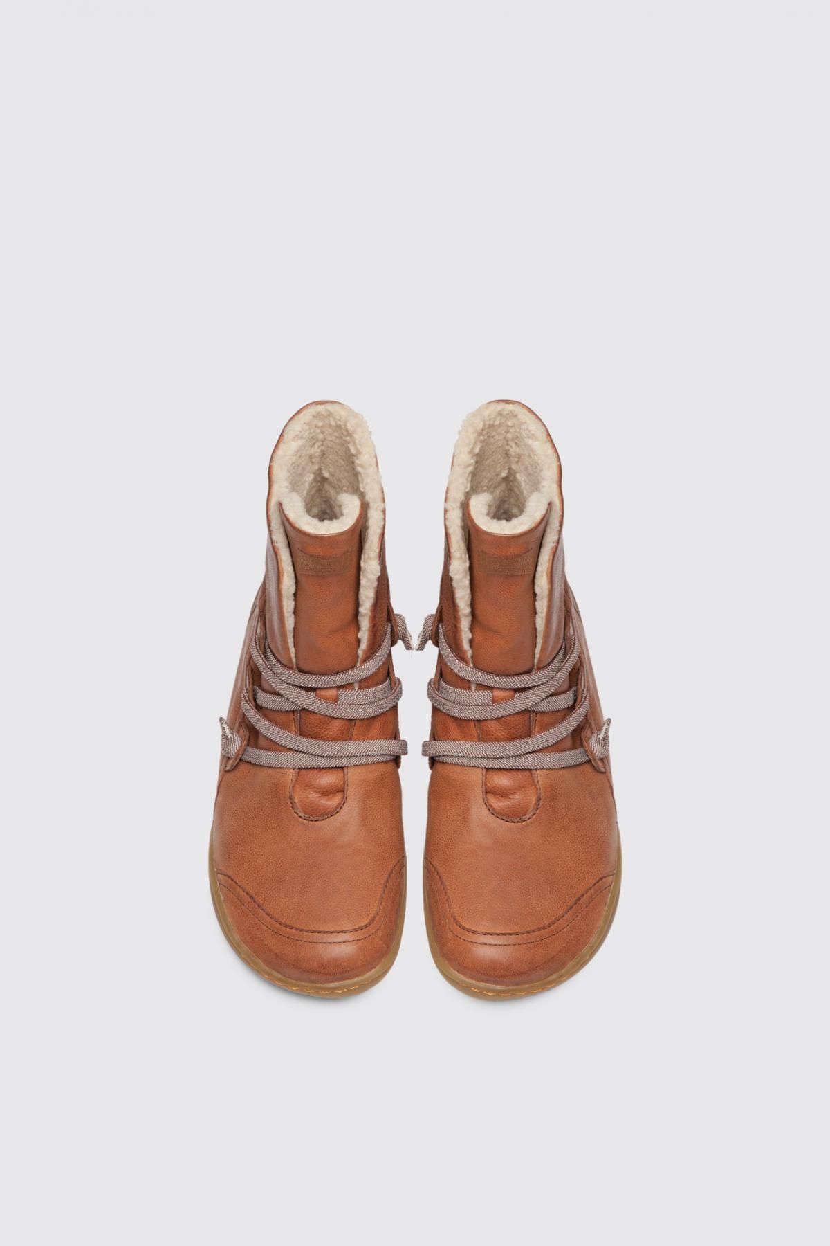 캠퍼 베어풋 레이스업 앵클부츠 Peu 46477-034 BROWN - 상세 이미지 4