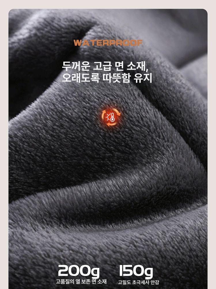 겨울 배달 방한복 오토바이 남성 동계 방풍 방수 라이더 작업복 - 상세 이미지 4