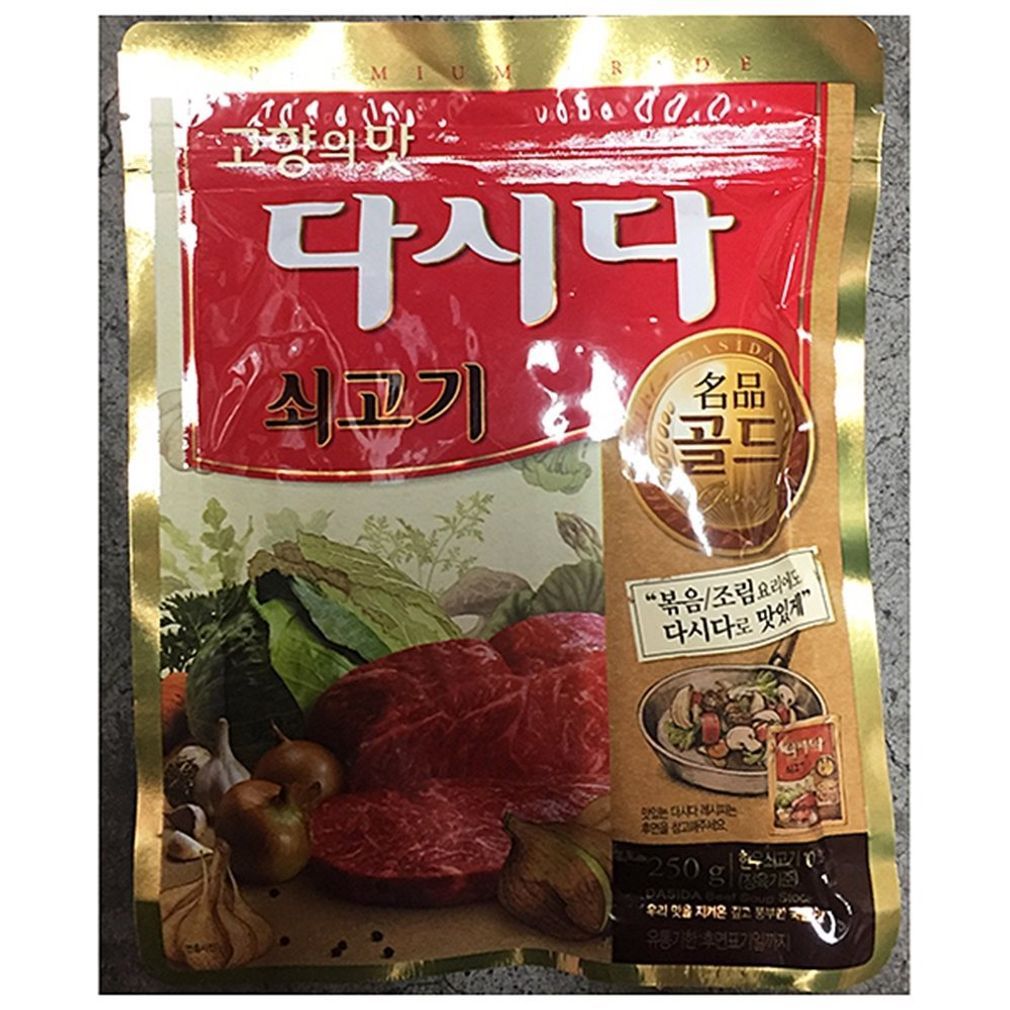 쇠고기다시다 골드(백설 250g)X4 - 메인 이미지