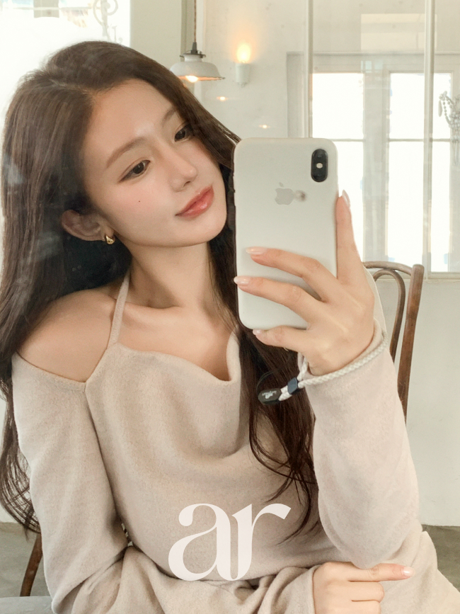 셔링 기모 홀터 티셔츠 ts4803 - 상세 이미지 5