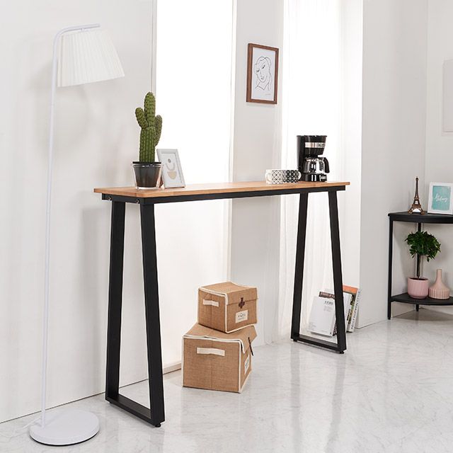 가구의서 CZ381 엘다 원목 바테이블 1200x350x960mm - 상품 이미지