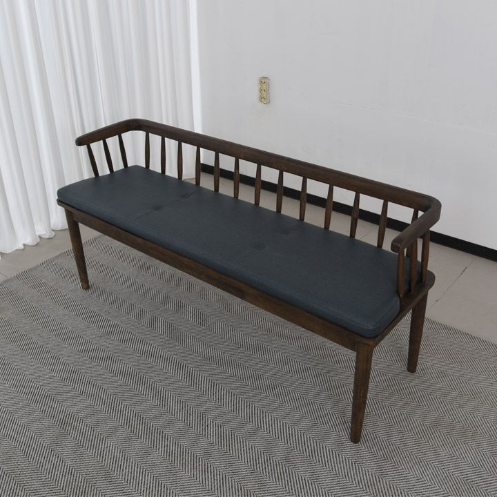 가구의서 비레인 2인 원목 벤치