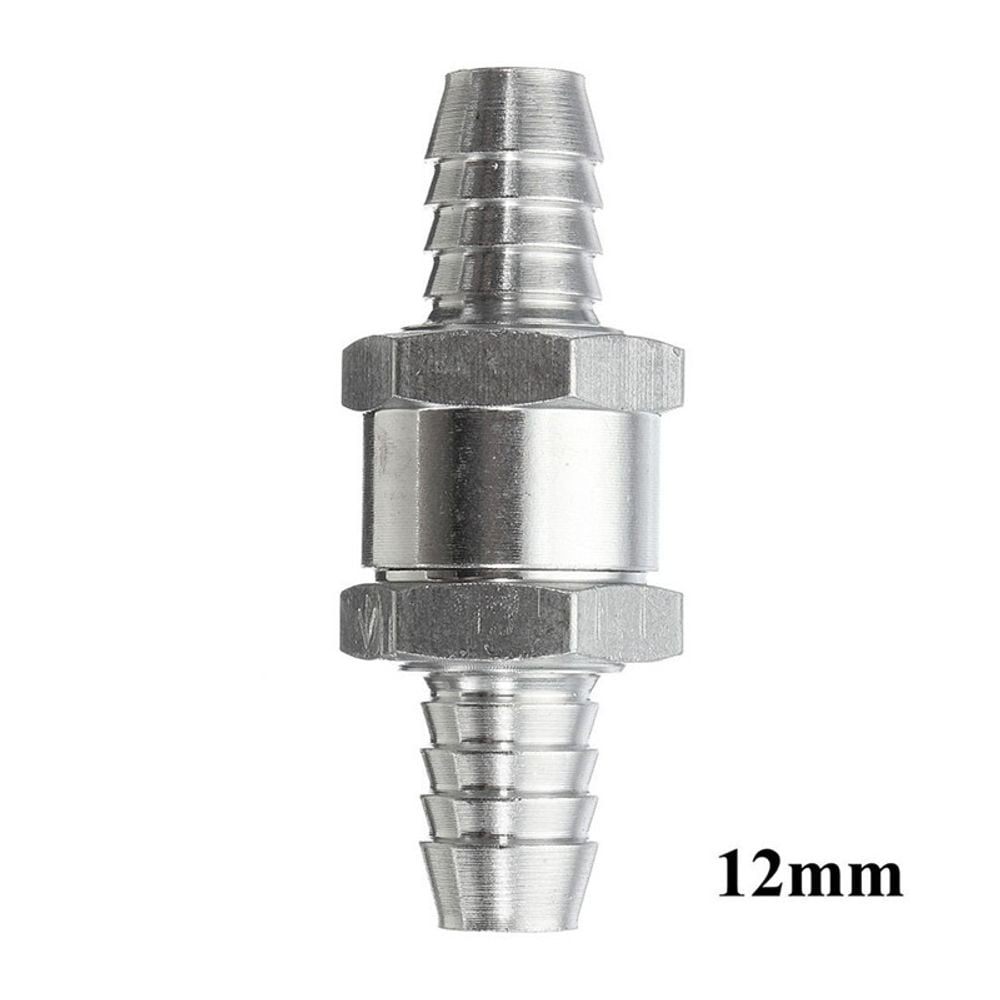 금속 체크밸브 역류방지 커넥터 12mm 알루미늄합금 - 상품 이미지
