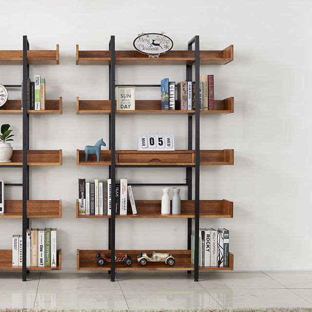 가구의서 HZ2821 원목 스틸장식장 서랍형 1200x300x2000mm