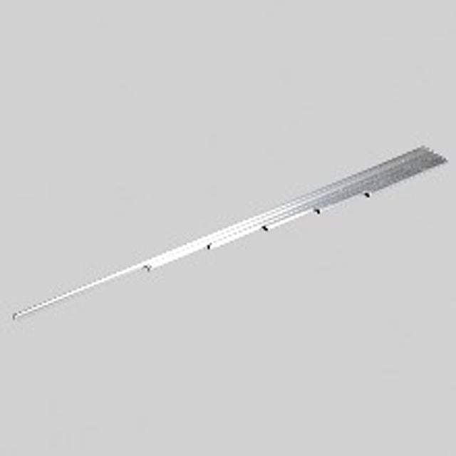 알루미늄 원터치 형광등 후렌지용 파이프 1200mm 2EA 주차장등 일자등 디에프 - 메인 이미지