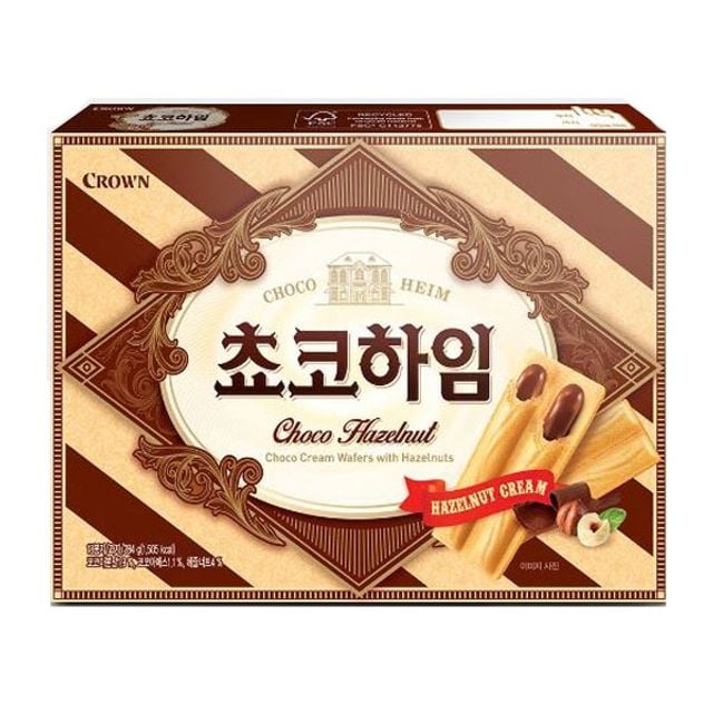 (크라운제과) 초코하임284g 간식 과자 초코렛 - 메인 이미지