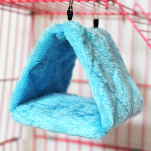 겨울용 앵무새 방한 동지 보온 앵무새 새집 벨벳