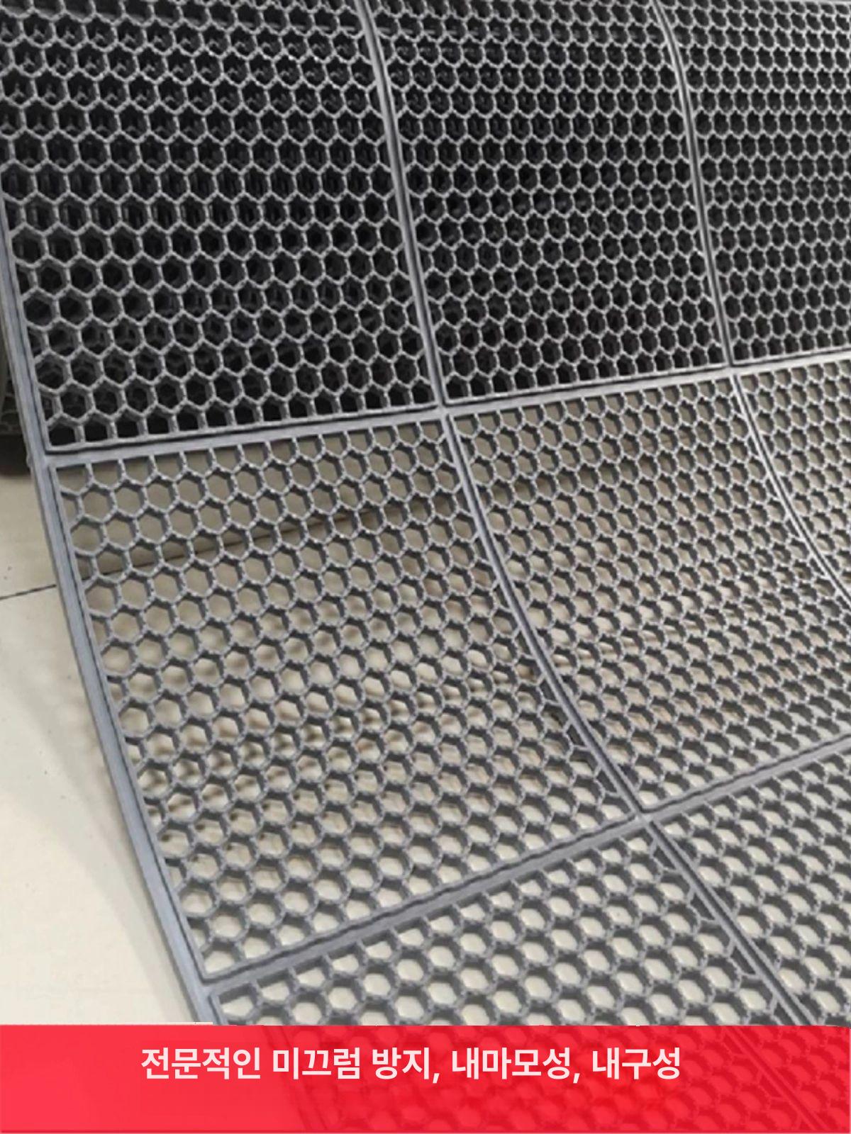 공장 바닥 매트 PVC 미끄럼방지 작업장 계단 고무 시트 산업용 바닥재 - 상세 이미지 2