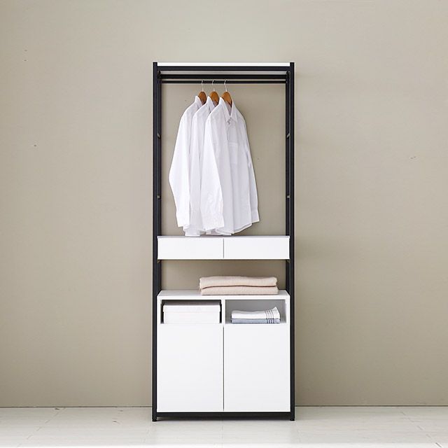 가구의서 G523 서랍행거 진열장 800x400x2025mm - 상품 이미지