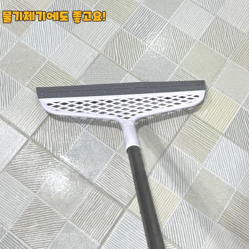 만능 물기제거 실리콘 빗자루 쉬운세척 플라스틱 빗자루 미용실 고무 빗자루 - 상세 이미지 5