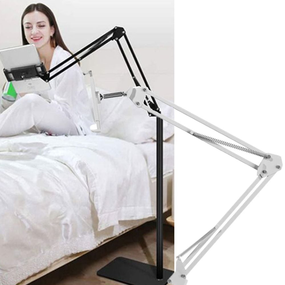 책상핸드폰거치대 태플릿 스탠드형 듀얼관절형 거치대 - 상품 이미지