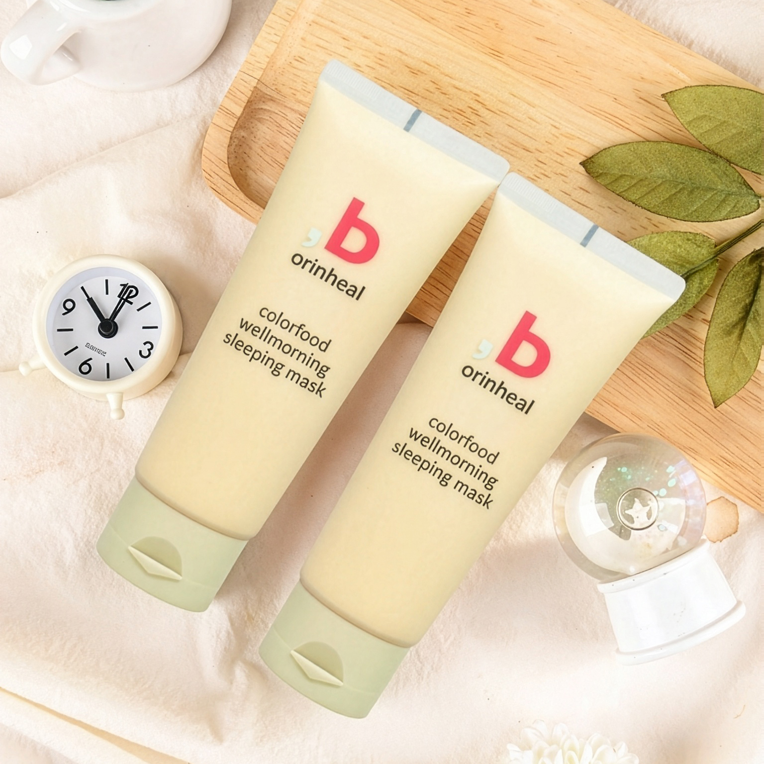 오린힐 비건 웰모닝 슬리핑 마스크 120ml 수면 수분충전 바르는팩진정팩레드비트 프리따 저자극테스트 - 상세 이미지 5