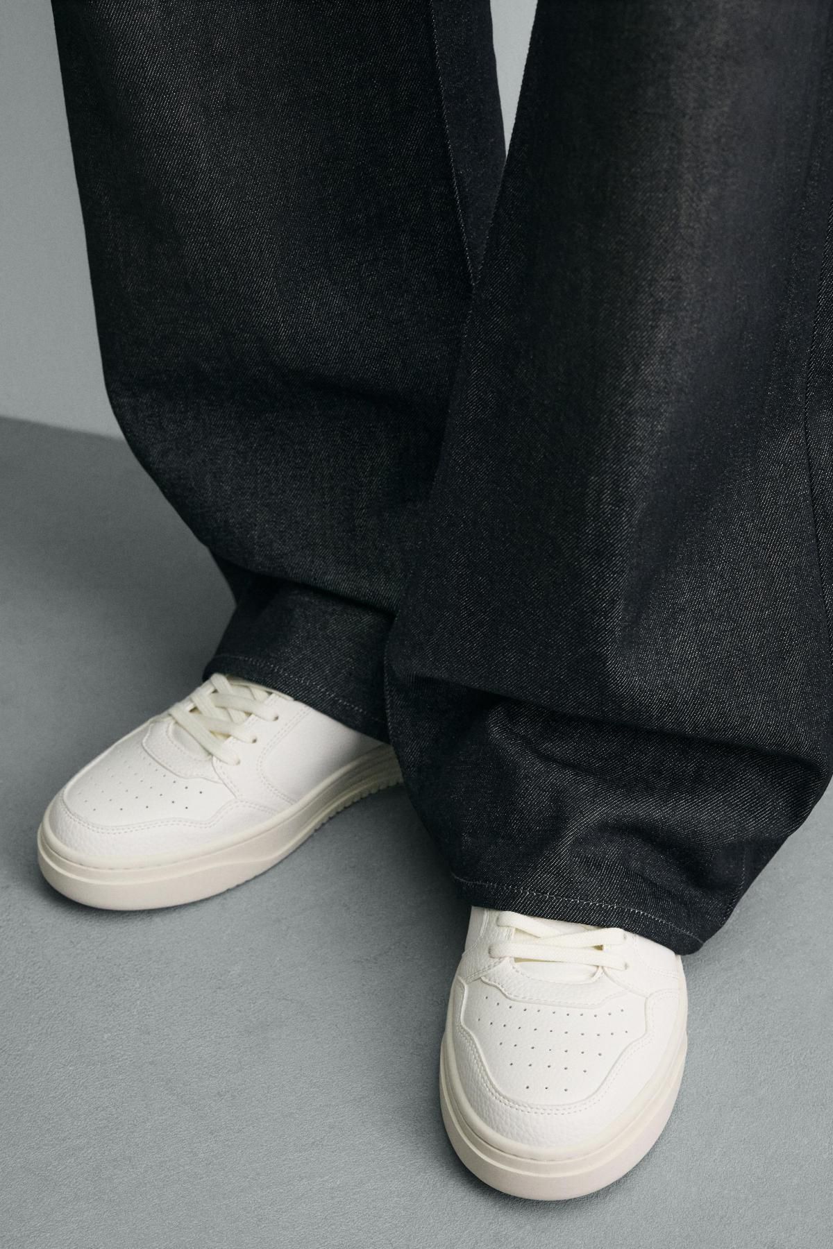자라 레트로 청키 스니커즈 아이보리 2204/720 WHITE - 상세 이미지 4