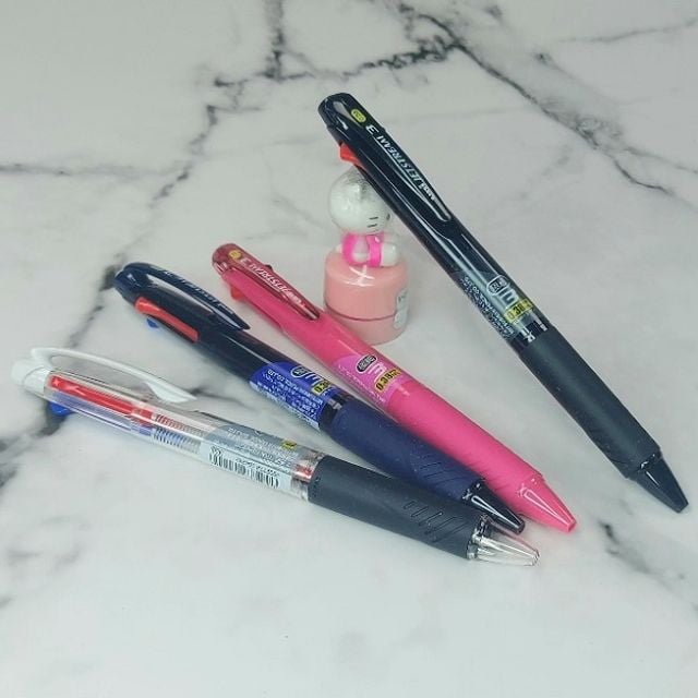 유니 제트스트림 3색 유성볼펜/멀티펜 3C 0.38mm 1개 블랙 - 상품 이미지