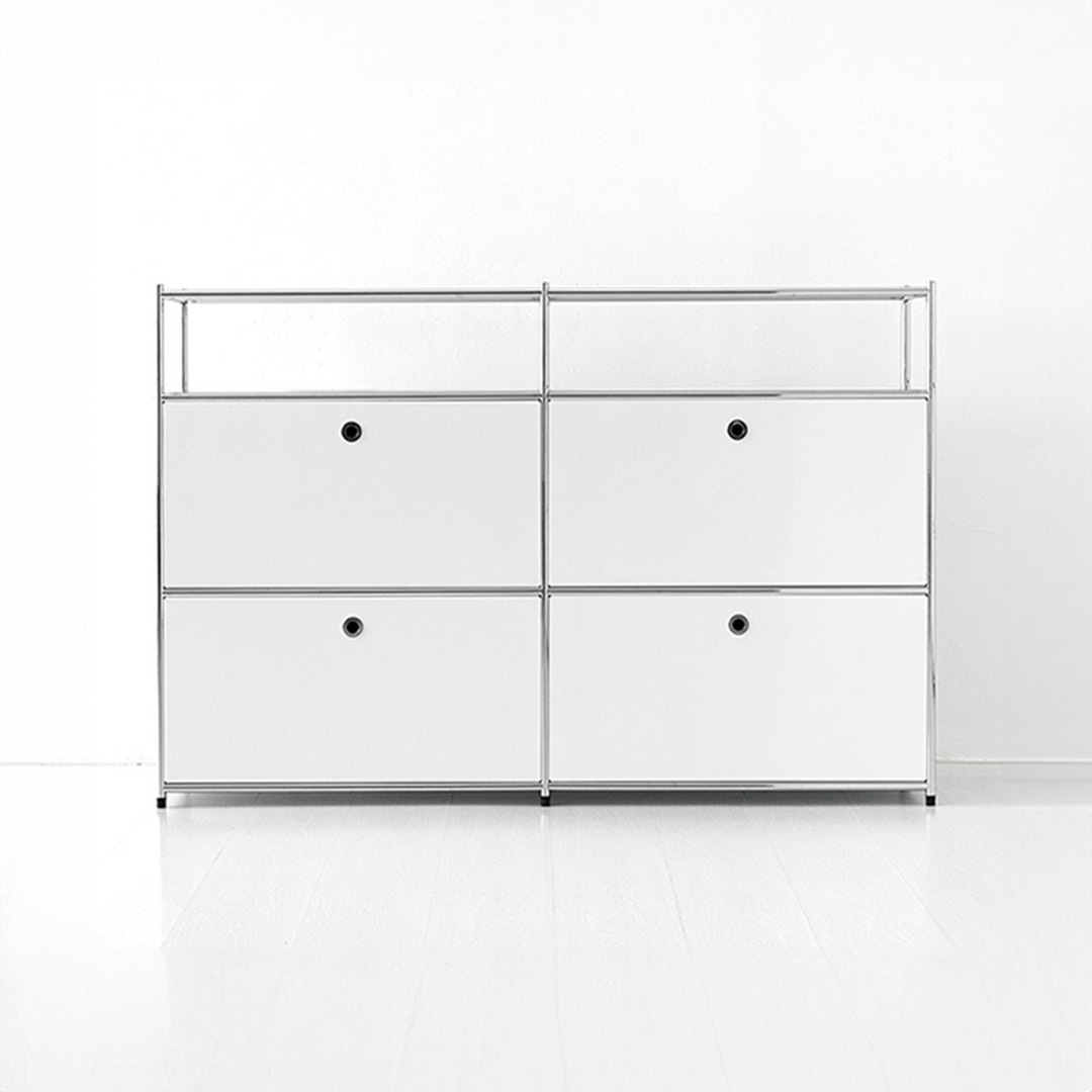 모듈가구 심플리 2x3 수납장 4문 BC613 152x40x102, 3단, 퓨어화이트 5817.5288