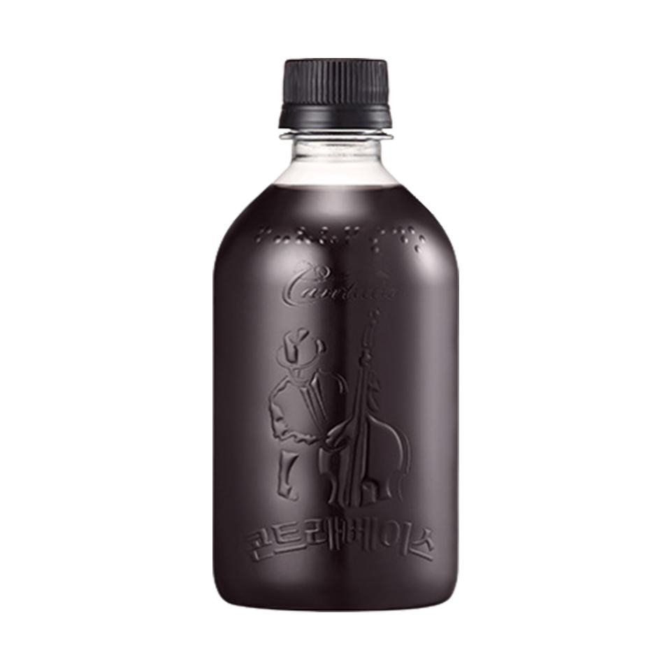 메가마트 롯데칠성 칸타타 콘트라베이스 블랙 무라벨 400ml x 20개 - 상품 이미지
