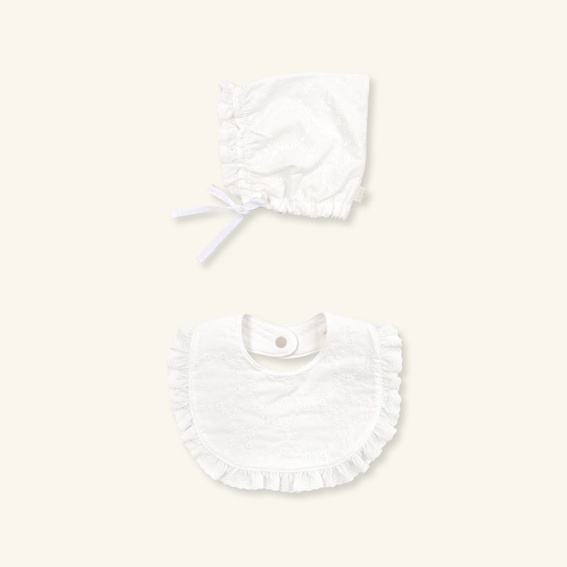 유럽풍 아기 악세사리 빌리 헤이즈 프릴 오가닉 턱받이 / 프릴 보넷