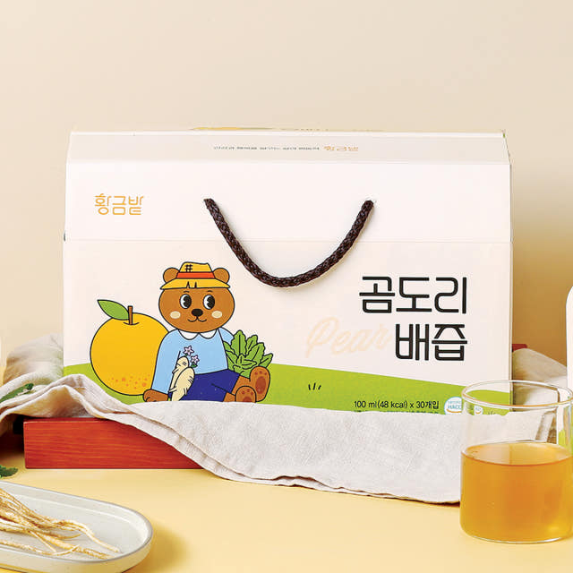 황금밭 곰보배추 도라지배즙 100mlx30팩 2박스